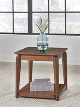 Luxury Living Gallery - Ashley Furniture - Trenmour End Table - Square End Table / Medium Brown - T596-2