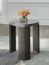 Luxury Living Gallery - Ashley Furniture - Surmour End Table - Triangle End Table / Gray/Brown - T600-6
