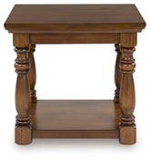 Luxury Living Gallery - Ashley Furniture - Sturlayne End Table - Rectangular End Table / Brown - T609-3