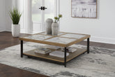 Luxury Living Gallery - Ashley Furniture - Montia Coffee Table - Square Cocktail Table / Multi - T632-8