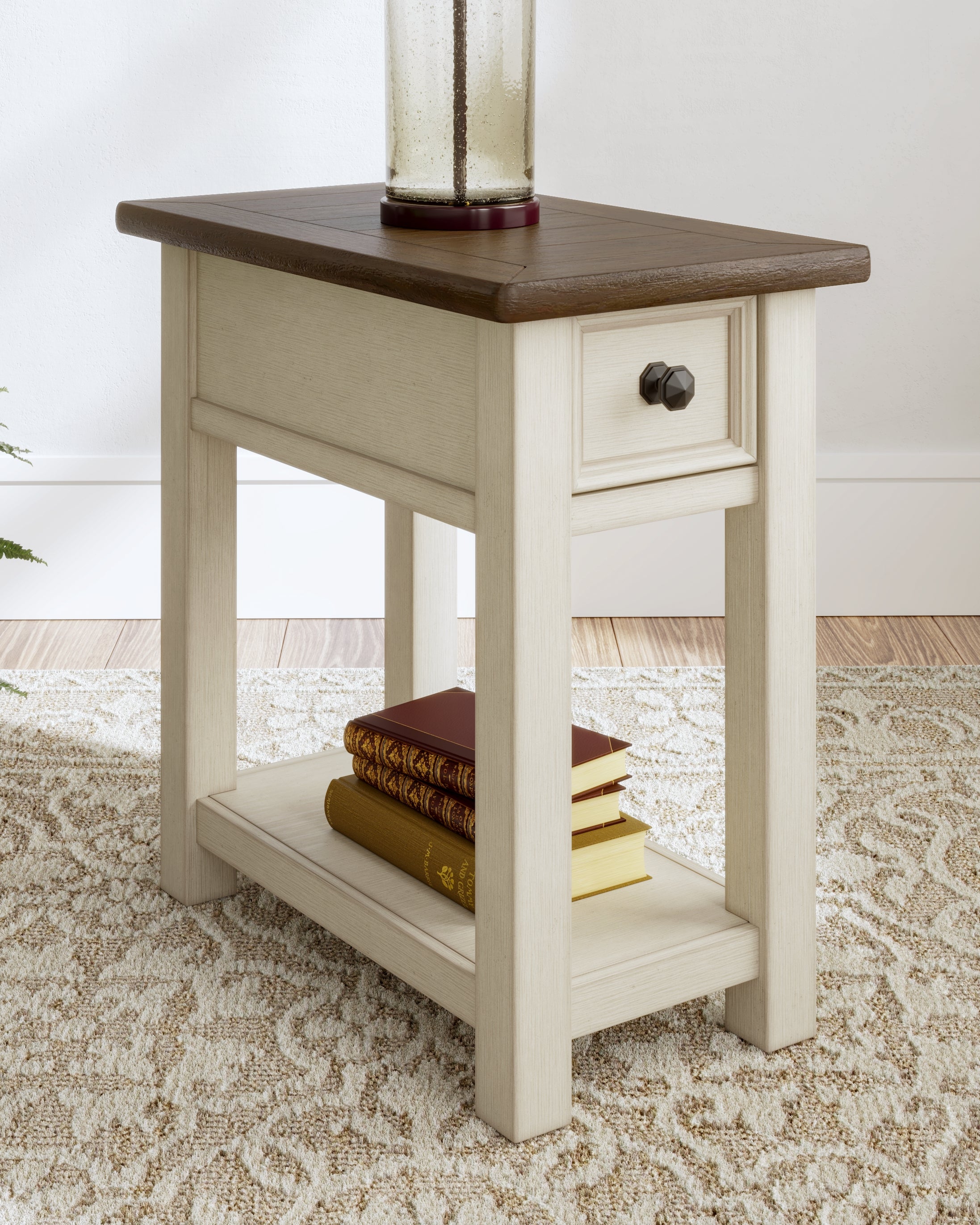 Luxury Living Gallery - Ashley Furniture - Bolanburg Chairside End Table - Chair Side End Table / Two-tone - T637-107