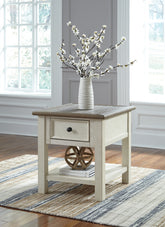 Luxury Living Gallery - Ashley Furniture - Bolanburg End Table - Rectangular End Table / Two-tone - T637-3