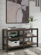 Luxury Living Gallery - Ashley Furniture - Kallenny Sofa Table - Sofa Table / Brown/Gray - T669-4