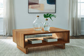 Luxury Living Gallery - Ashley Furniture - Dressonni Coffee Table - Rectangular Cocktail Table / Brown - T690-1