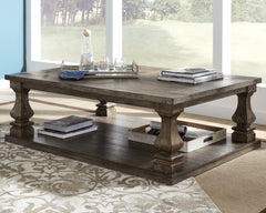 Luxury Living Gallery - Ashley Furniture - Johnelle Coffee Table - Rectangular Cocktail Table / Gray - T776-1
