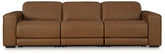 Luxury Living Gallery - Ashley Furniture - Magic Man Sectional - 3-Piece Power Reclining Sectional Sofa / Caramel - PCU10700S2