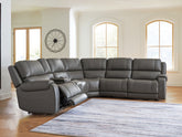 Luxury Living Gallery - Ashley Furniture - 5Z - Pittson Sectional - 6-Piece Power Reclining Sectional - PCU12600S5
