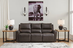 Luxury Living Gallery - Ashley Furniture - Boxmere Living Room - Reclining Power Sofa / Storm - U1310087