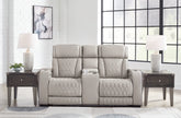 Luxury Living Gallery - Ashley Furniture - Boyington Living Room - PWR REC Loveseat/CON/ADJ HDRST / Black - U2710618