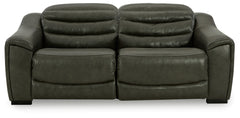 Luxury Living Gallery - Ashley Furniture - Center Line Sectional - 7-Piece Power Reclining Sectional / Dark Gray - U63404S7