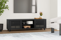 Luxury Living Gallery - Ashley Furniture - Danziar TV Stand - 72" / Black - W1013-68
