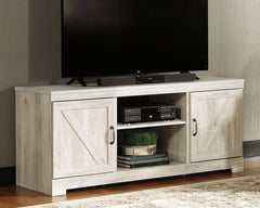 Luxury Living Gallery - Ashley Furniture - Bellaby TV Stand - 63" / Whitewash - W331-68