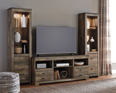 Luxury Living Gallery - Ashley Furniture - Trinell 3-Piece Entertainment Center - 3-Piece Entertainment Center / Brown - W446W18