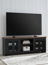 Luxury Living Gallery - Ashley Furniture - Wildenauer 76" TV Stand - 76" / Brown/Black - W664-68
