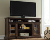 Luxury Living Gallery - Ashley Furniture - Roddinton 72" TV Stand - 72" / Dark Brown - W701-88