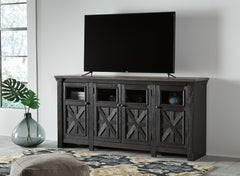 Luxury Living Gallery - Ashley Furniture - Tyler Creek 74" TV Stand - 74" / Black/Gray - W736-68