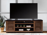 Luxury Living Gallery - Ashley Furniture - Kallari 84" TV Stand - 84" / Warm Brown/Black - W737-78