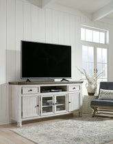 Luxury Living Gallery - Ashley Furniture - Havalance TV Stand - TV Stand / Two-tone - W814-68