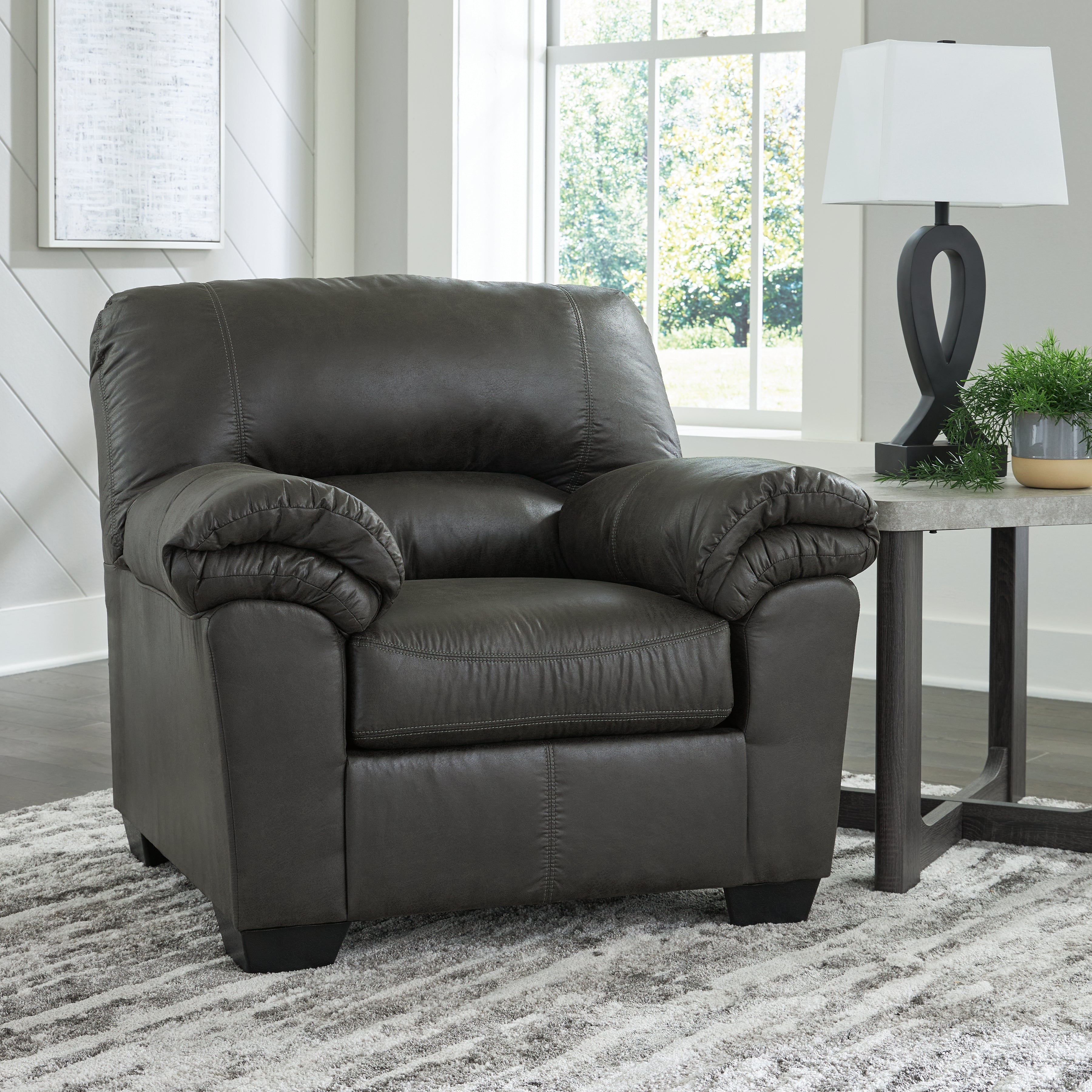 Luxury Living Gallery - Ashley Furniture - Bladen Living Room - Chair / Slate - 1202120