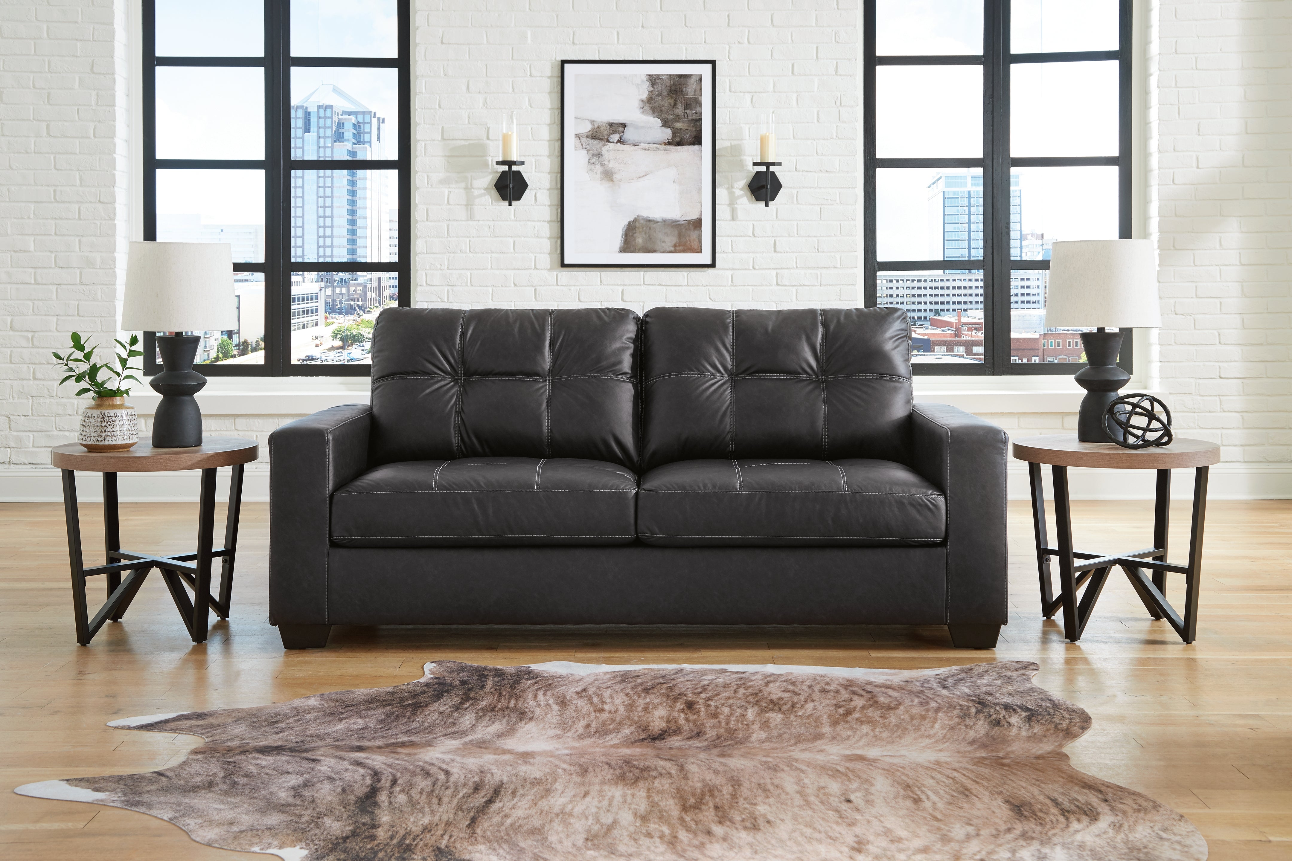 Luxury Living Gallery - Ashley Furniture - Barlin Mills Living Room - Sofa / Carbon - 1700438
