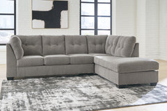 Luxury Living Gallery - Ashley Furniture - Lanelly Sectional - LAF 2-Piece Sectional with Chaise / Alloy - 17504S1