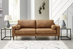 Luxury Living Gallery - Ashley Furniture - Telora Living Room - Sofa / Caramel - 4100238