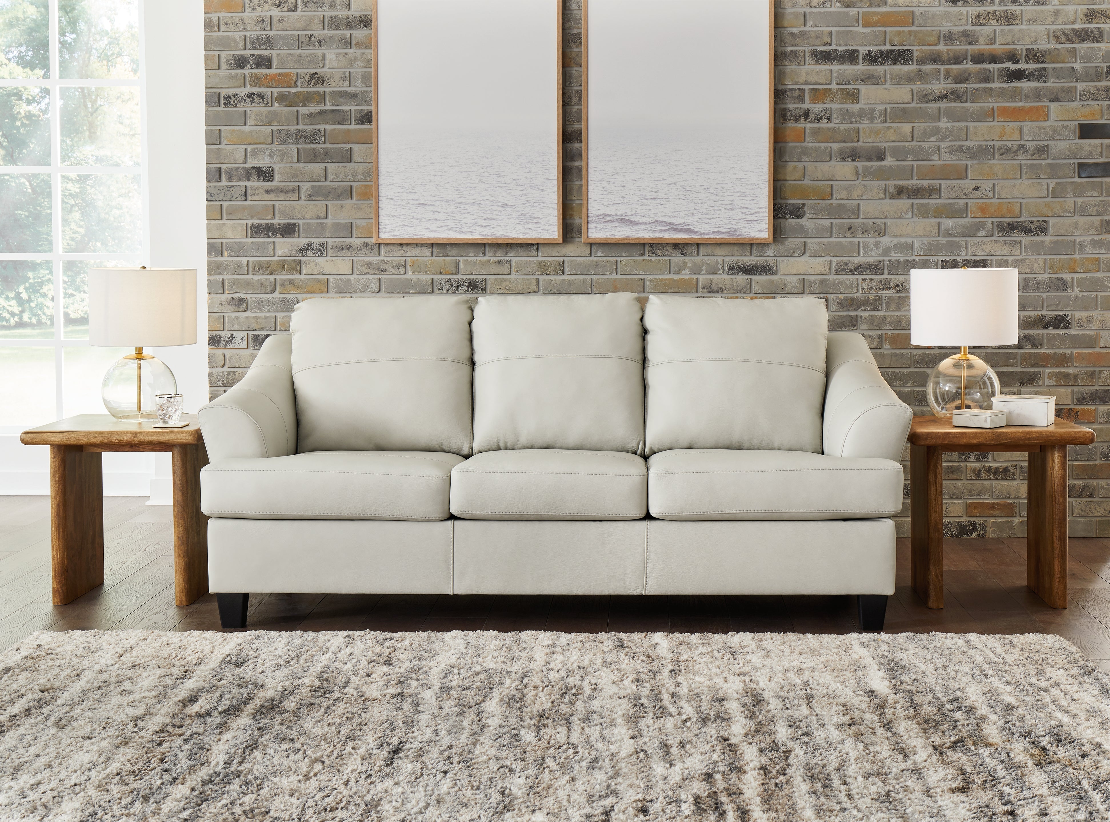 Luxury Living Gallery - Ashley Furniture - Genoa Living Room - Sofa / Coconut - 4770438