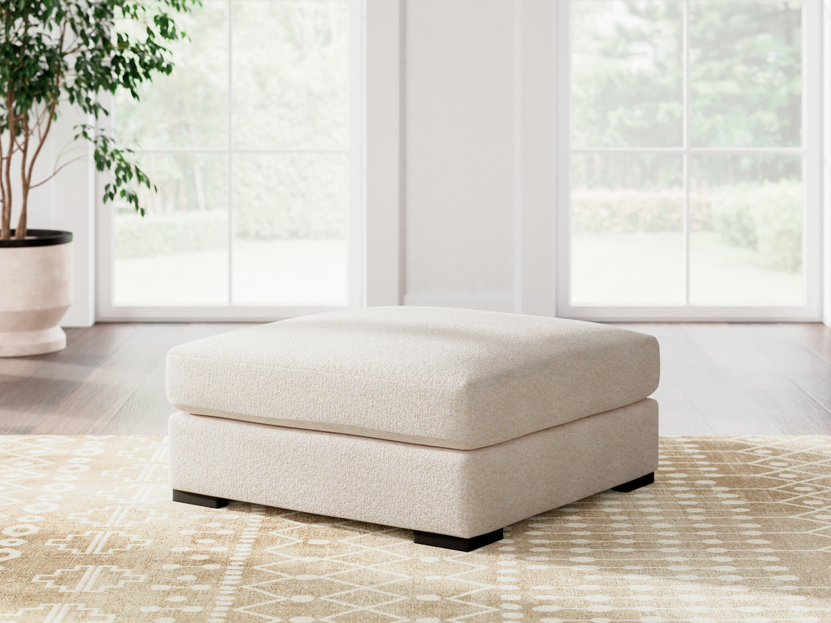 Luxury Living Gallery - Ashley Furniture - Donelson Creek Living Room - Oversized Accent Ottoman / Vanilla - 4800208