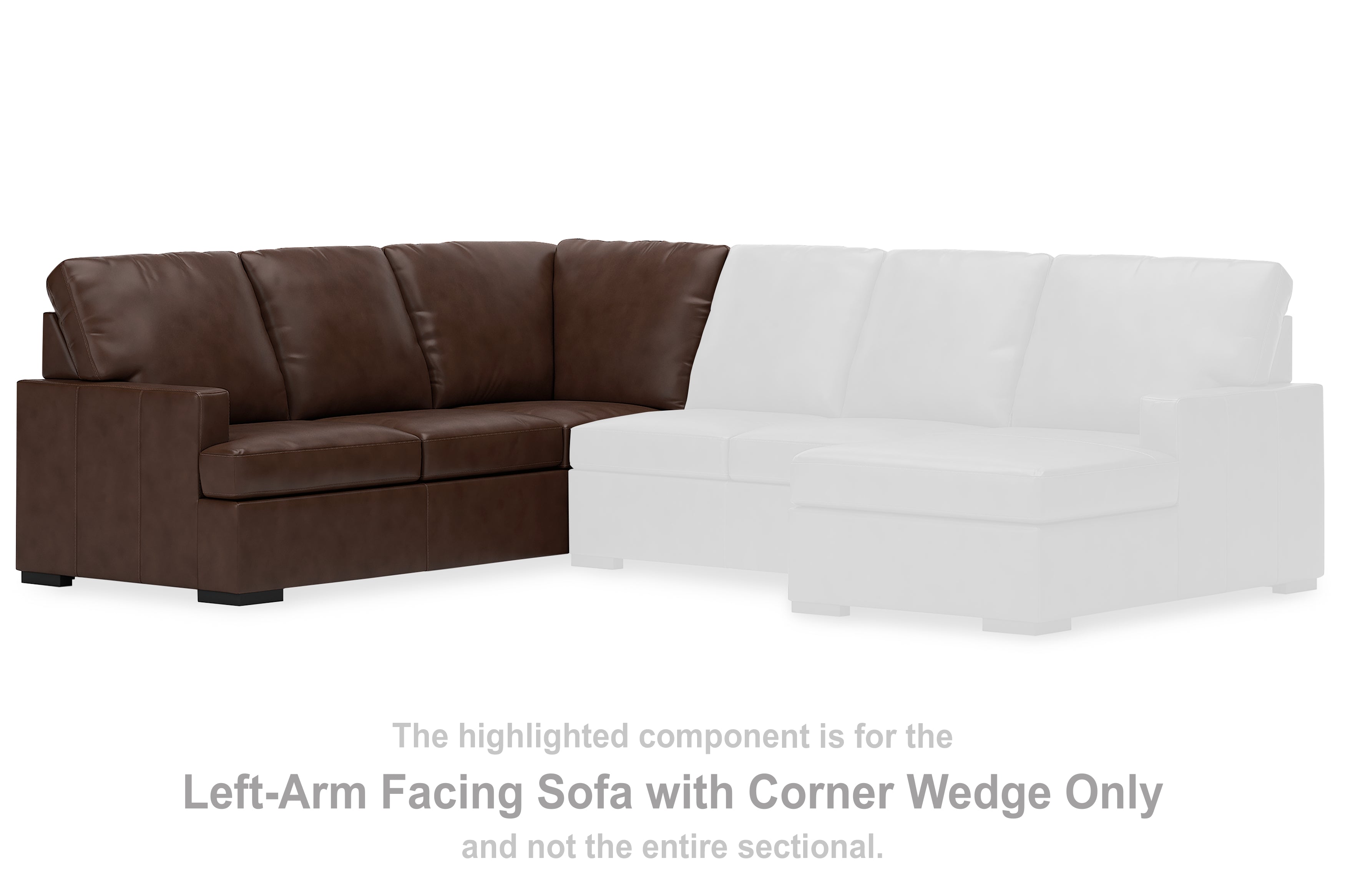 Luxury Living Gallery - Ashley Furniture - McDowlan Sectional - LAF Sofa w/Corner Wedge / Coffee - PC4850448