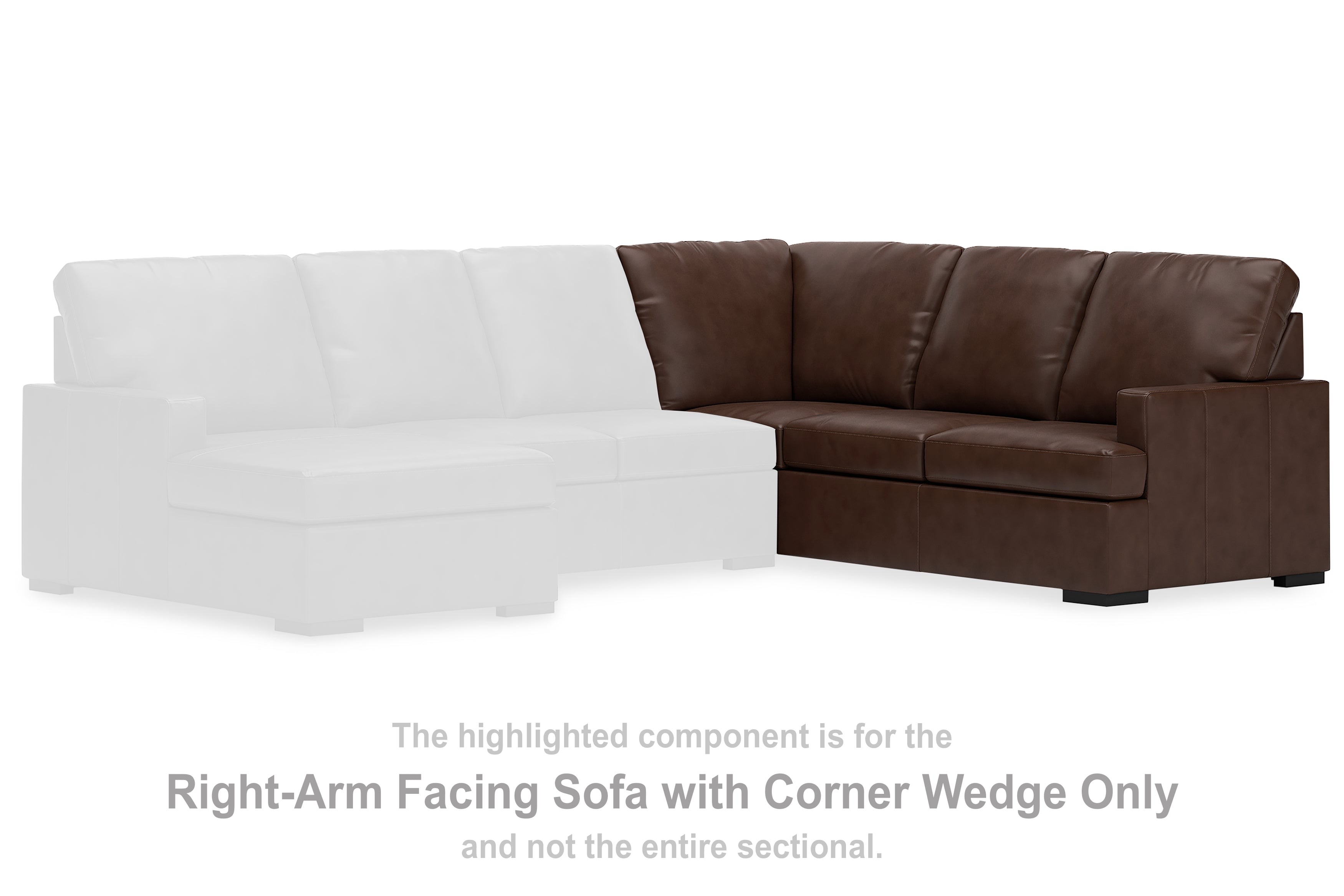 Luxury Living Gallery - Ashley Furniture - McDowlan Sectional - RAF Sofa w/Corner Wedge / Coffee - PC4850449
