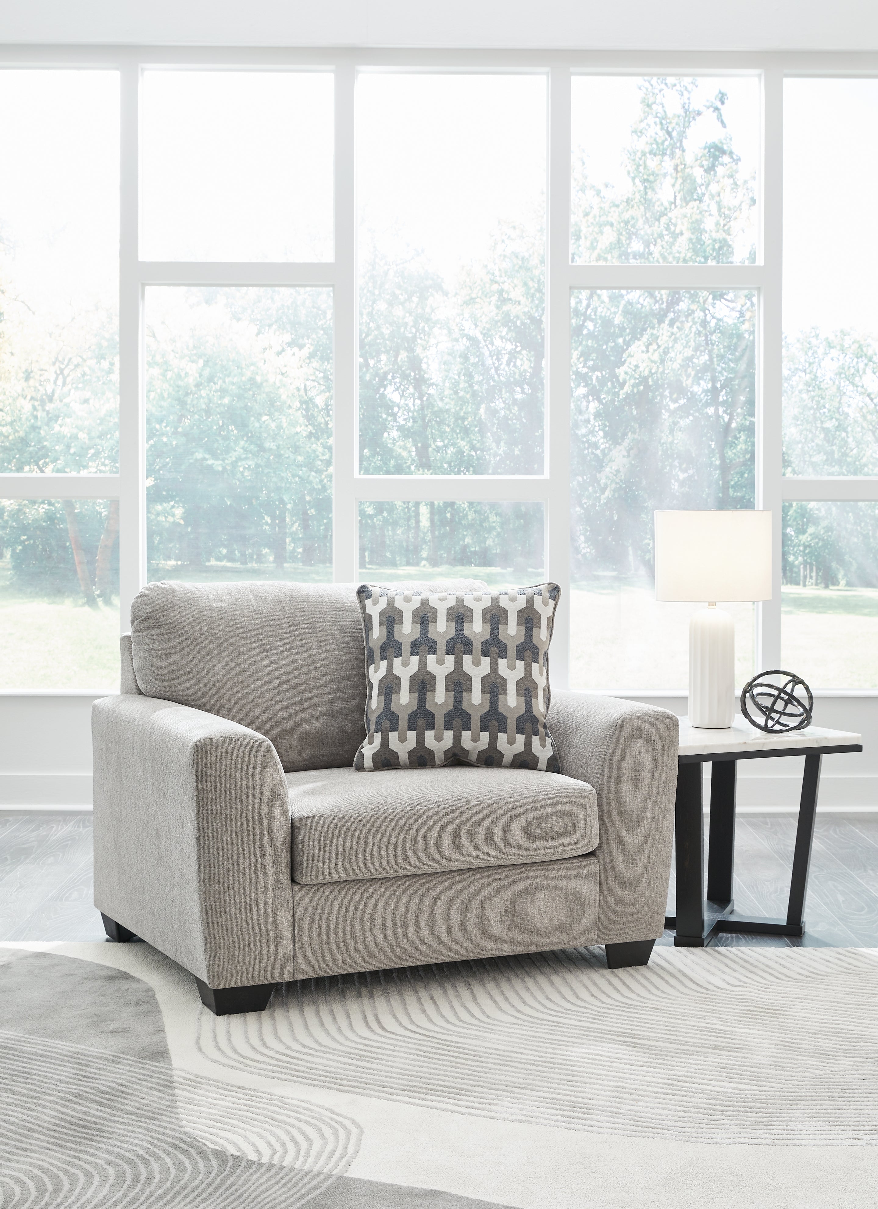 Luxury Living Gallery - Ashley Furniture - Avenal Park Living Room - Chair and a Half / Flannel - 5080523