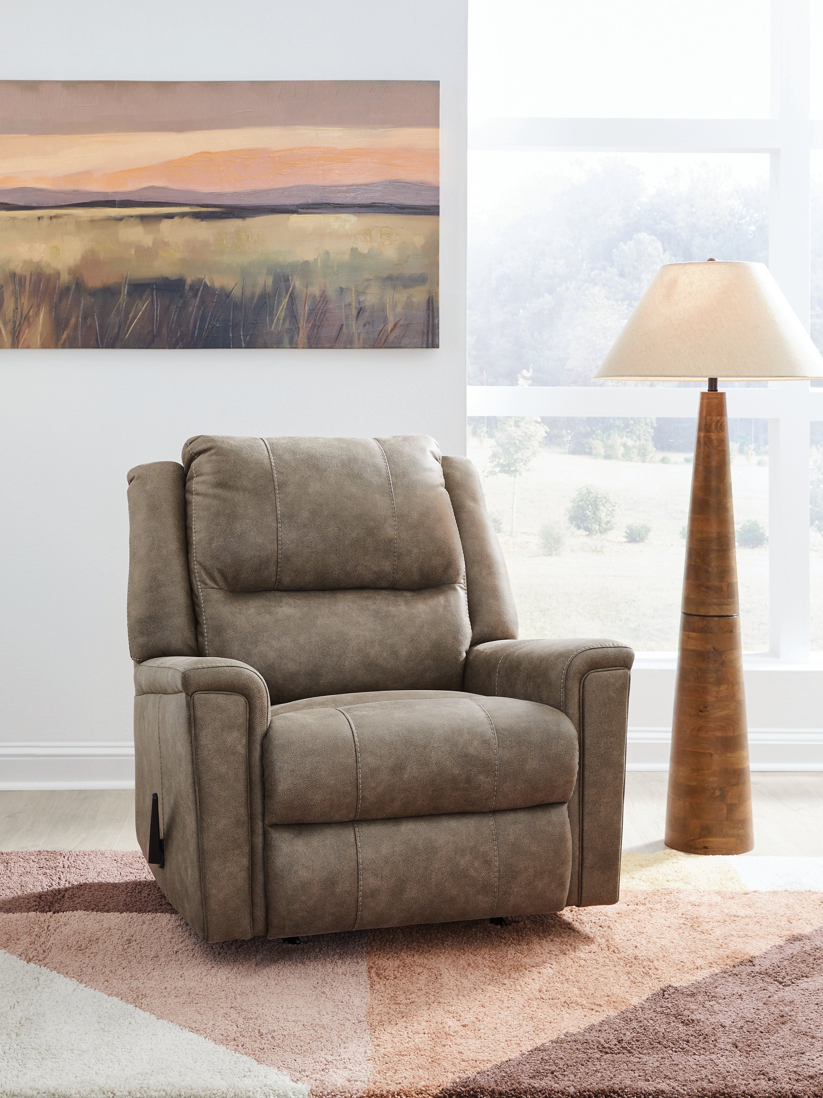 Luxury Living Gallery - Ashley Furniture - Lixtowel Living Room - Rocker Recliner / Fog - PC5300525