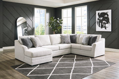 Luxury Living Gallery - Ashley Furniture - Koralynn Sectional - RAF 3-Piece Sectional with Chaise / Stone - 54102S1