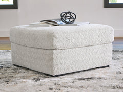 Luxury Living Gallery - Ashley Furniture - Cuddle Plush Living Room - Oversized Accent Ottoman / Arctic - PC5910608