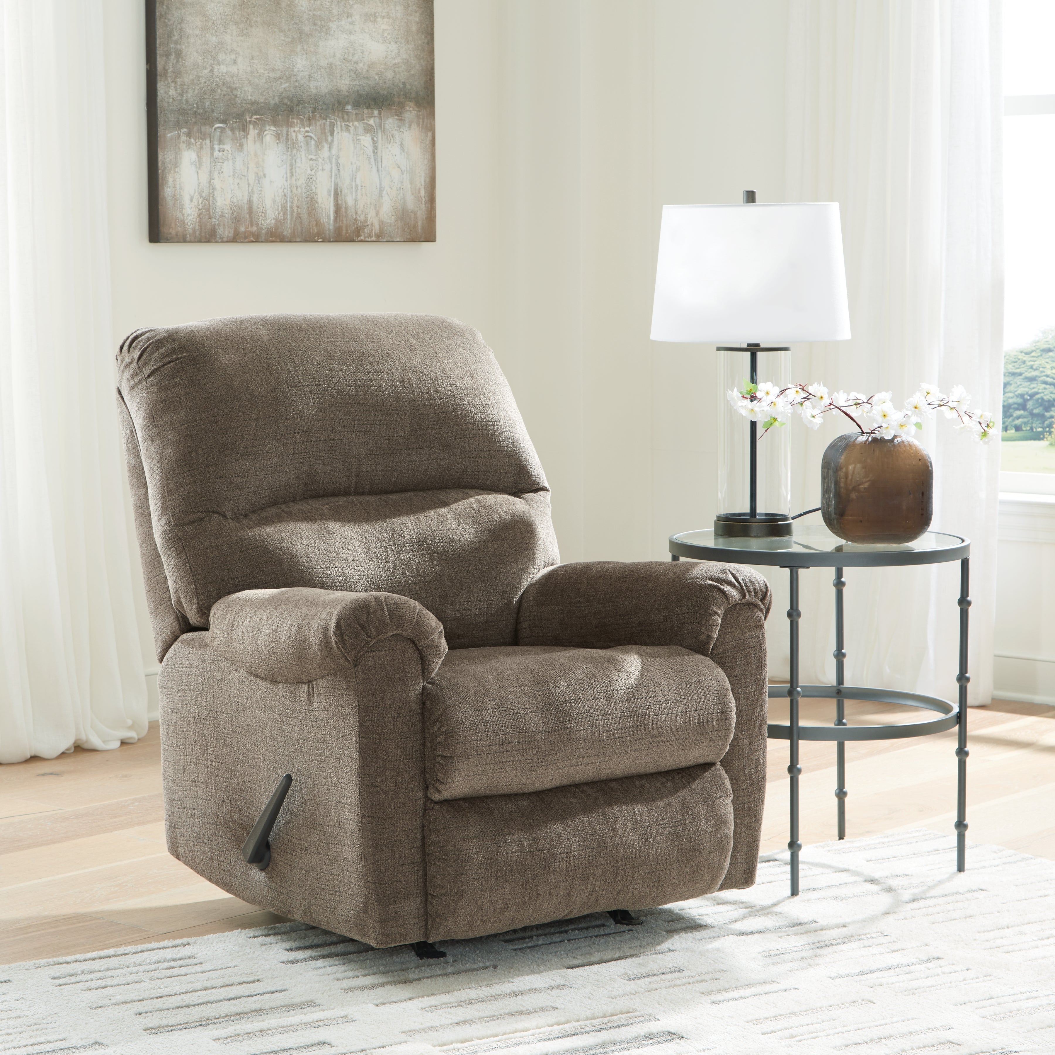 Luxury Living Gallery - Ashley Furniture - Stonemeade Living Room - Rocker Recliner / Nutmeg - 5950525