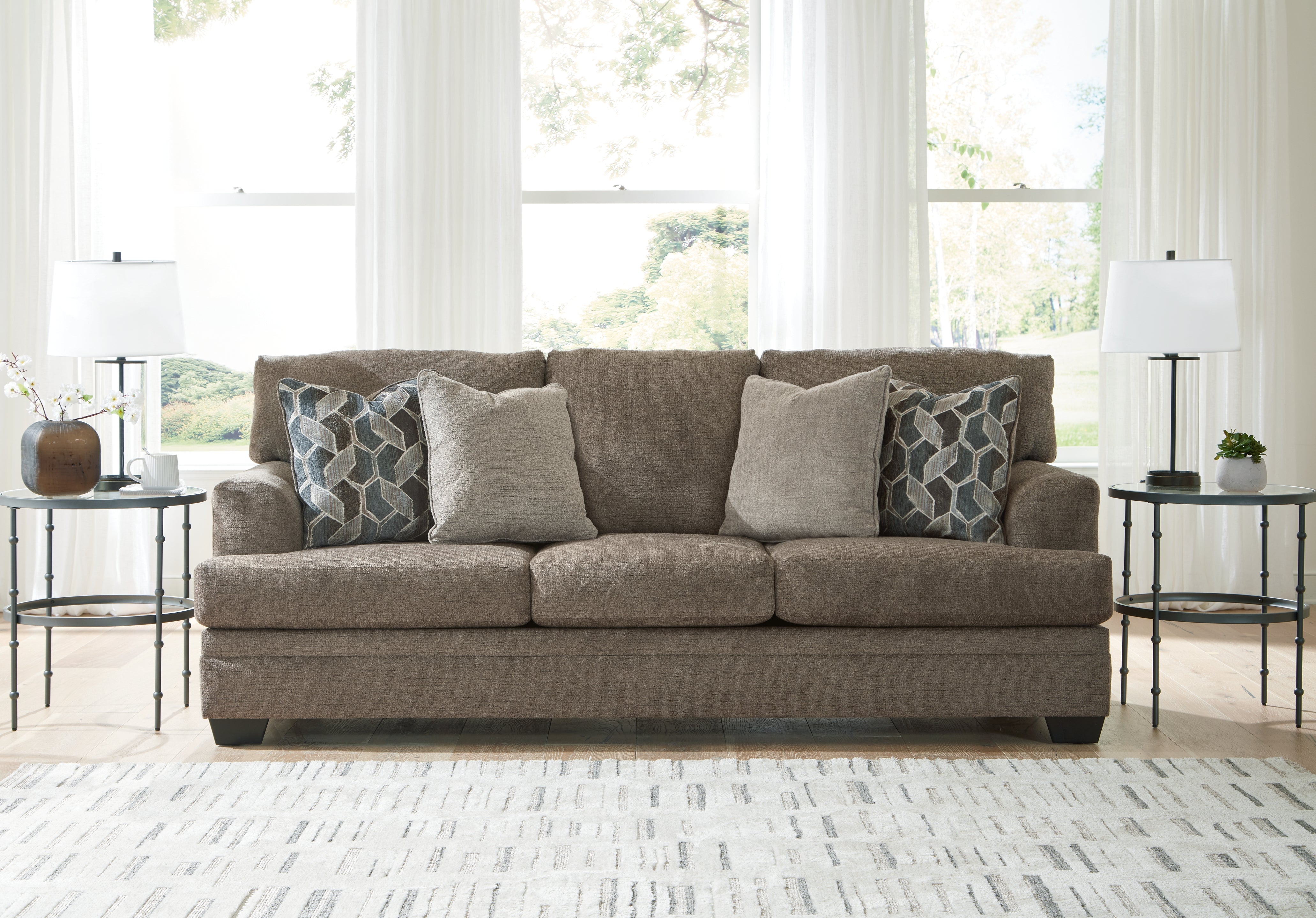 Luxury Living Gallery - Ashley Furniture - Stonemeade Living Room - Sofa / Nutmeg - 5950538