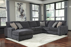 Luxury Living Gallery - Ashley Furniture - Tracling Sectional - LAF 3-Piece Sectional with Chaise / Slate - 72600S2