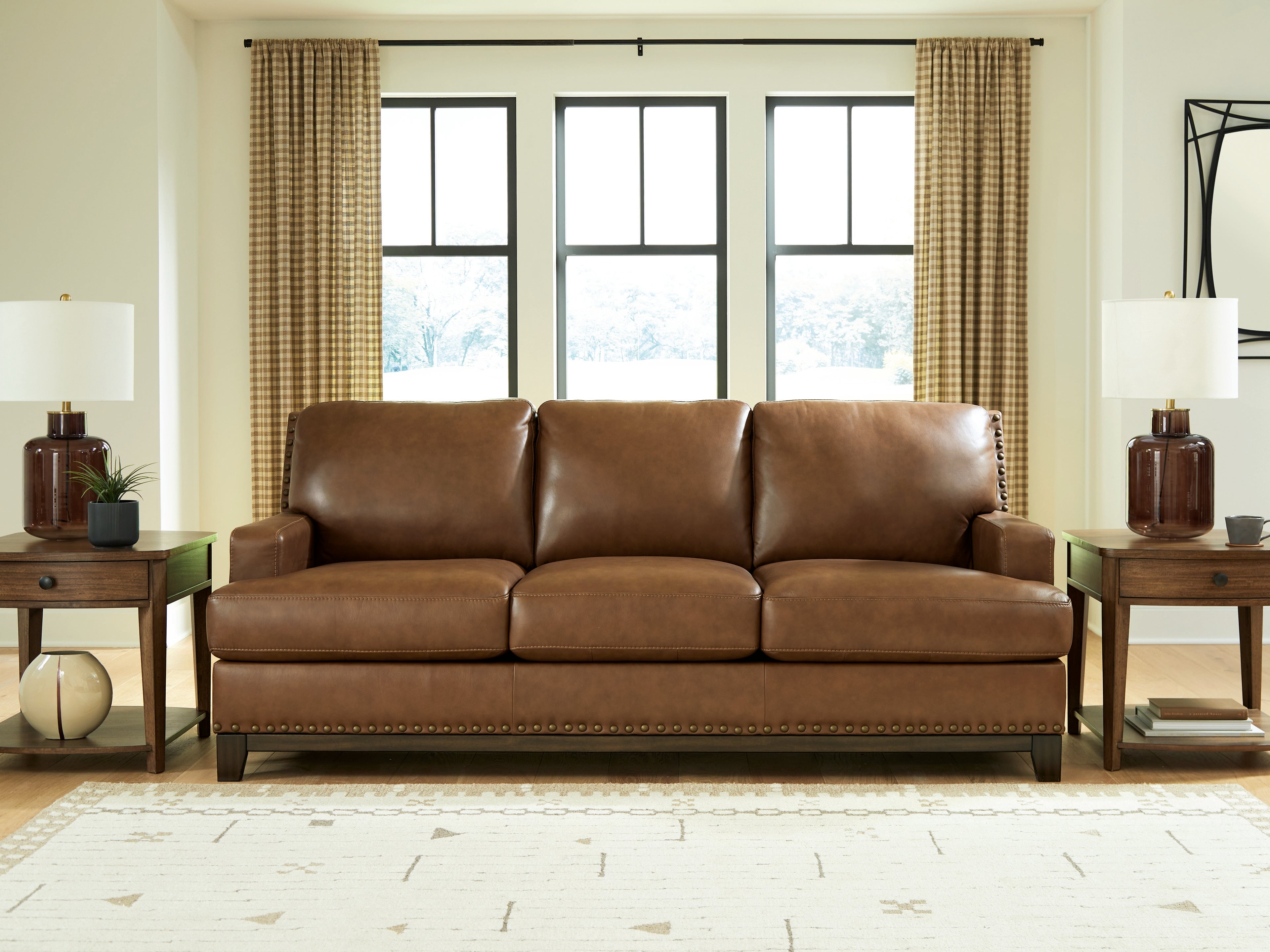 Luxury Living Gallery - Ashley Furniture - Saonara Living Room - Sofa / Amber - PC7310938