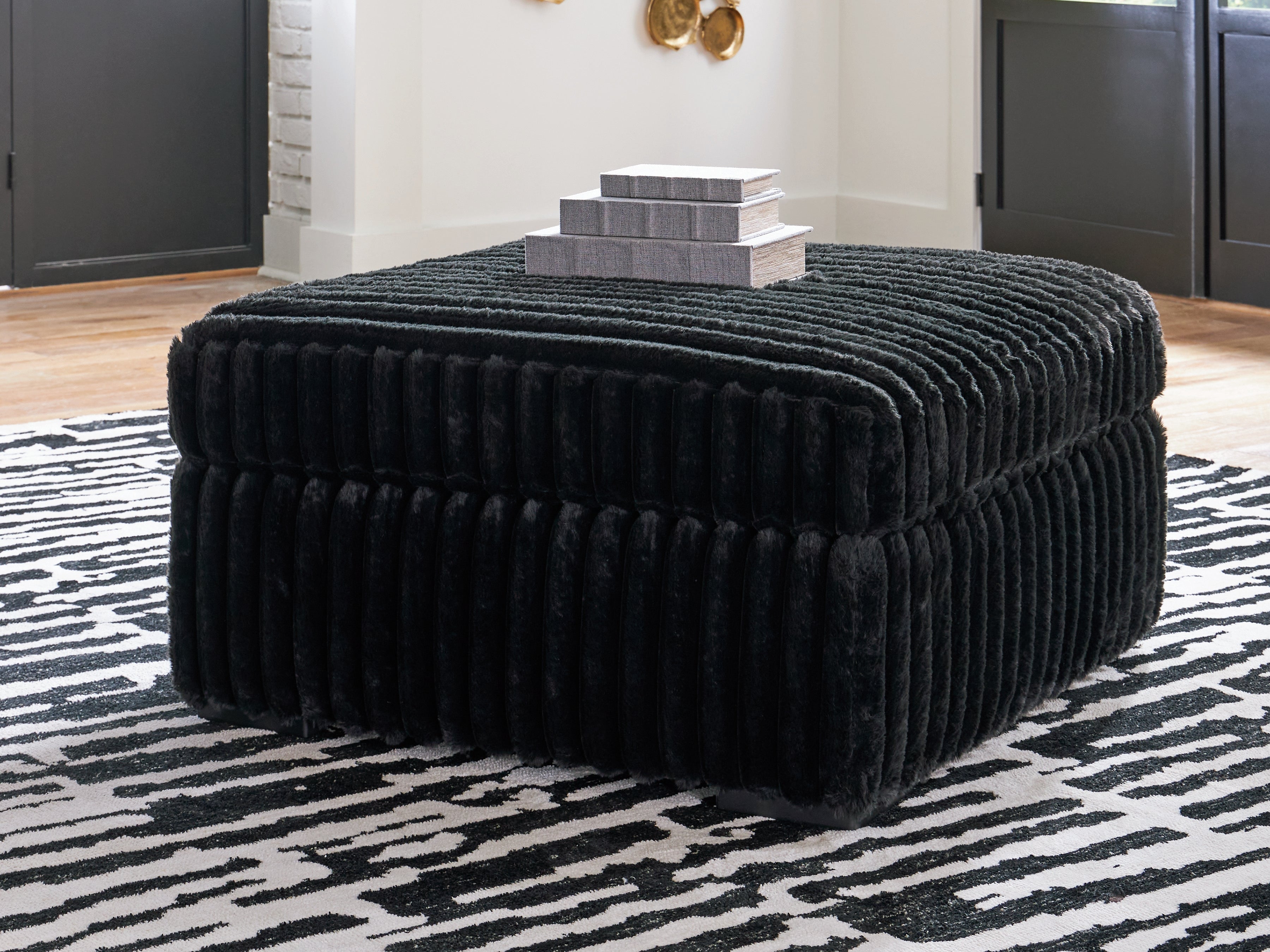 Luxury Living Gallery - Ashley Furniture - Midnight-Madness Living Room - Chair and a Half / Onyx - 9810323