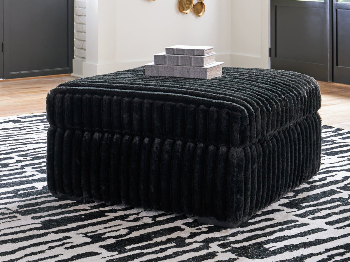 Luxury Living Gallery - Ashley Furniture - Midnight-Madness Living Room - Chair and a Half / Onyx - 9810323