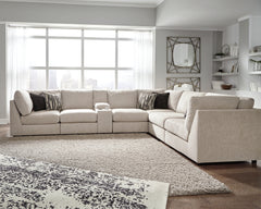 Luxury Living Gallery - Ashley Furniture - Kellway Sectional - 7-Piece Sectional / Bisque - 98707S5