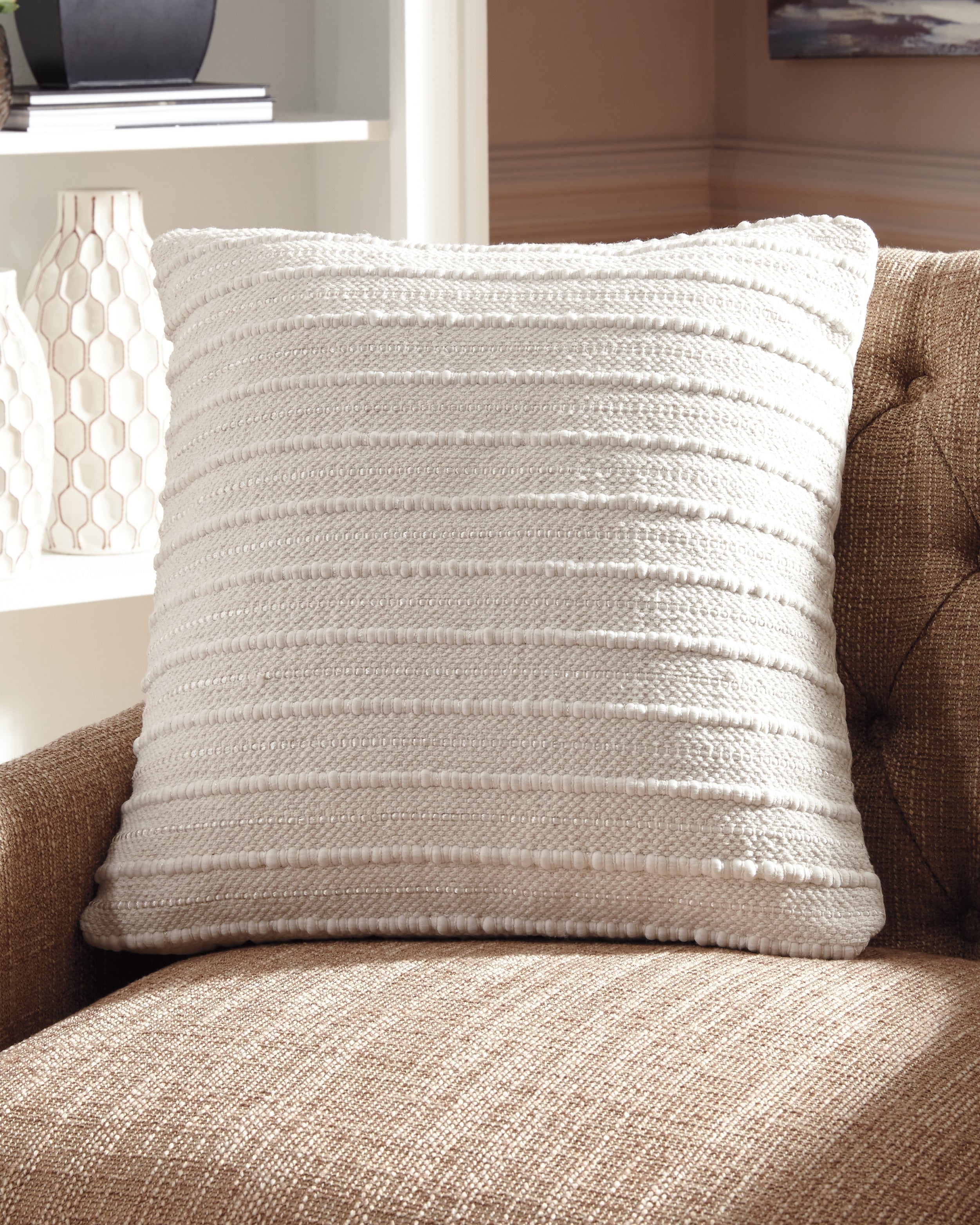 Luxury Living Gallery - Ashley Furniture - Theban Pillows - Pillow (4/CS) / Cream - A1000454