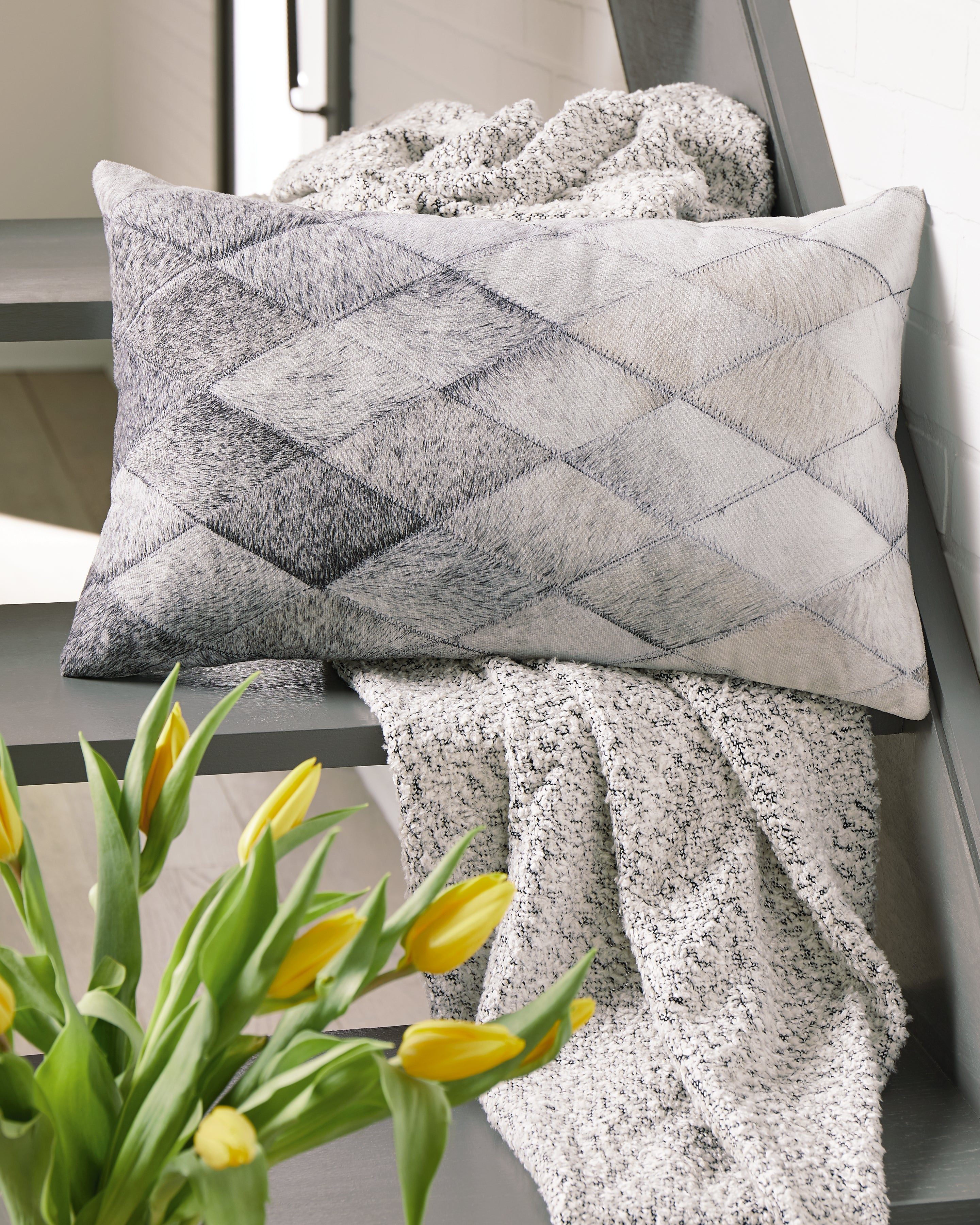 Luxury Living Gallery - Ashley Furniture - Pacrich Pillows - Pillow / Gray/Brown - A1000930P