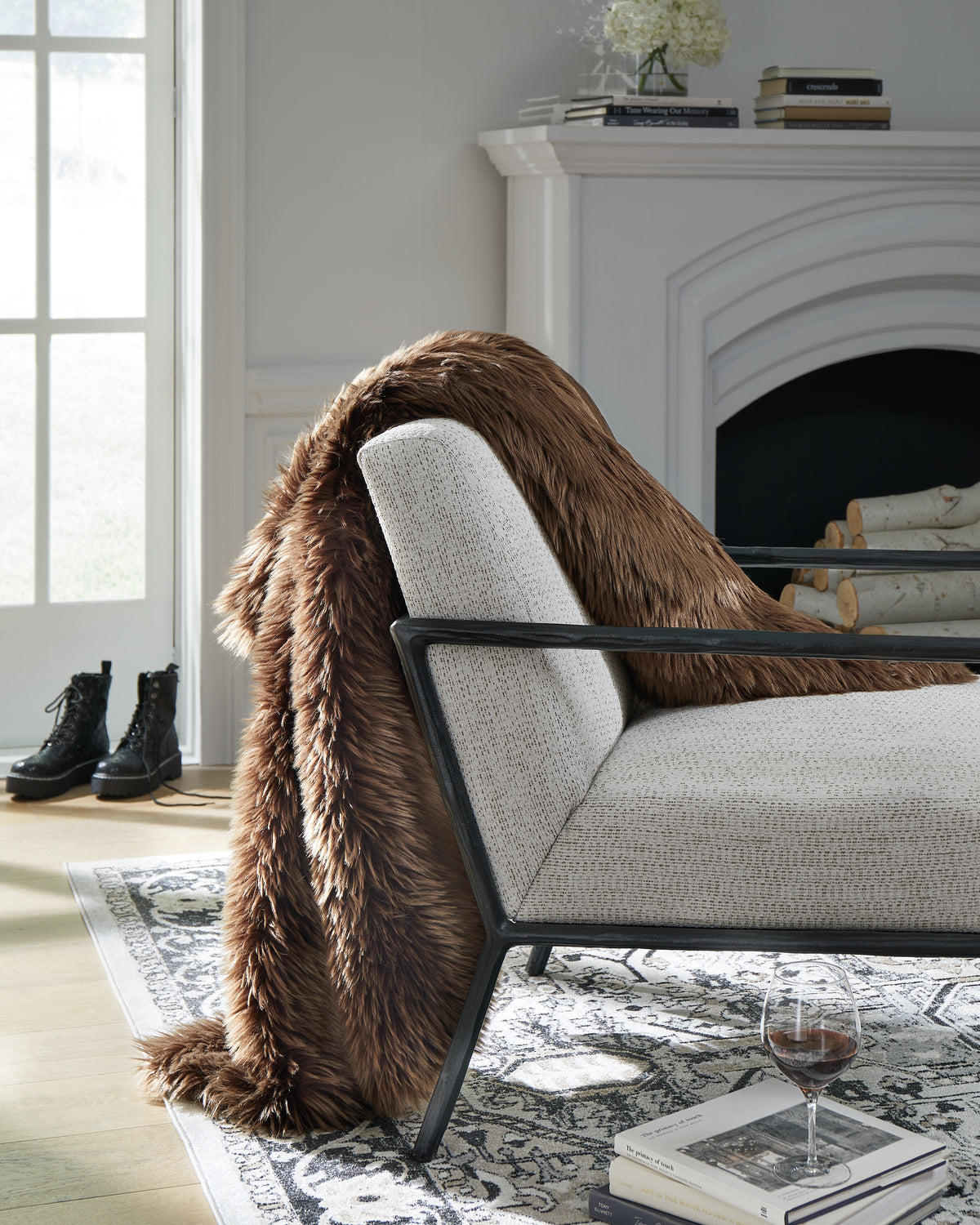 Luxury Living Gallery - Ashley Furniture - Bellethrone Throw (Set of 3) - Throw (3/CS) / Brown - A1000987