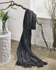 Luxury Living Gallery - Ashley Furniture - Tamish Throw (Set of 3) - Throw (3/CS) / Black - A1001027