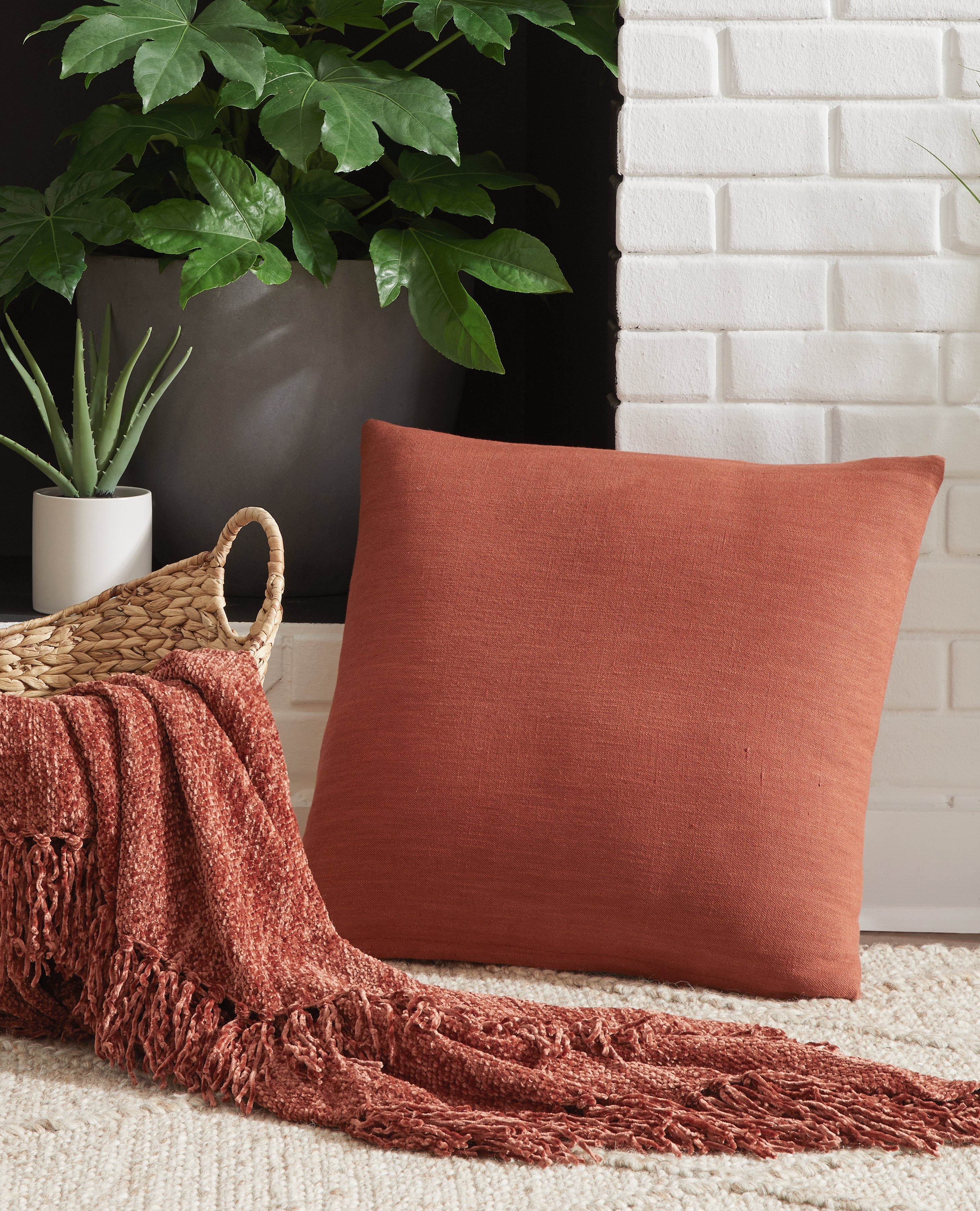 Luxury Living Gallery - Ashley Furniture - Thaneville Pillows - Pillow / Rust - A1001043P