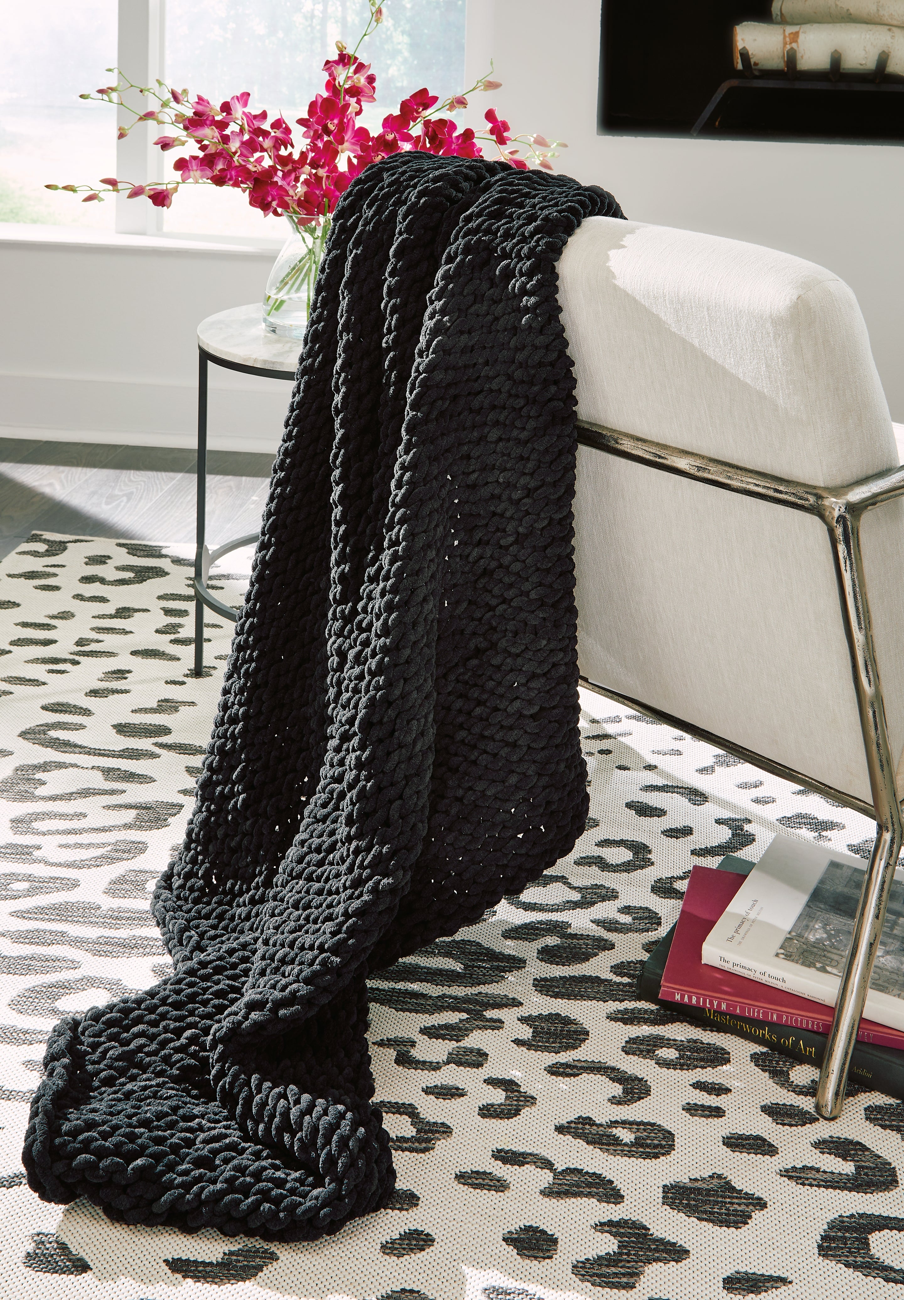 Luxury Living Gallery - Ashley Furniture - Chaddon Throw - Throw / Ivory - A1001060T