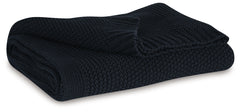 Luxury Living Gallery - Ashley Furniture - Gayelery Throw (Set of 3) - Throw (3/CS) / Black - A1001086