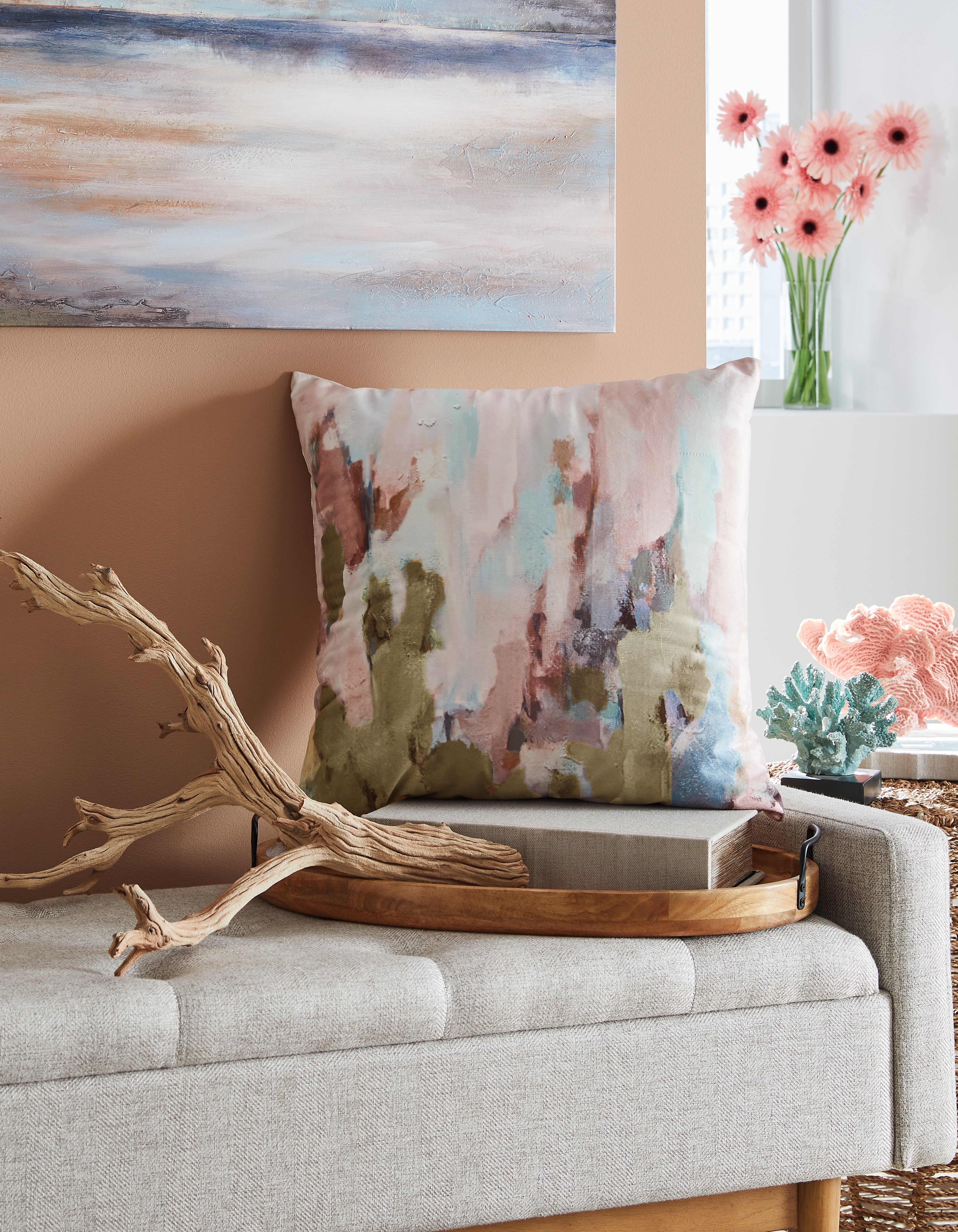 Luxury Living Gallery - Ashley Furniture - Lauretwood Pillows - Pillow (4/CS) / Multi - A1001088