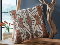 Luxury Living Gallery - Ashley Furniture - Kierenworth Pillows - Pillow (4/CS) / Sienna/Ivory/Black - A1001110